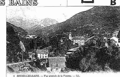 Ville de BRIDESLESBAINS Carte postale ancienne
