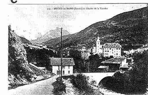 Ville de BRIDESLESBAINS Carte postale ancienne