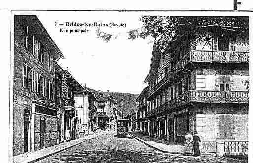 Ville de BRIDESLESBAINS Carte postale ancienne