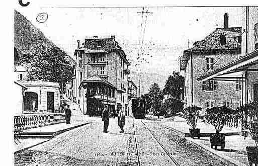 Ville de BRIDESLESBAINS Carte postale ancienne