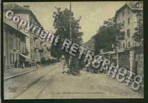 Ville de BRIDESLESBAINS Carte postale ancienne