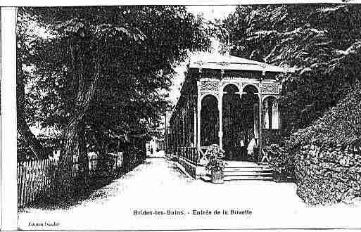 Ville de BRIDESLESBAINS Carte postale ancienne