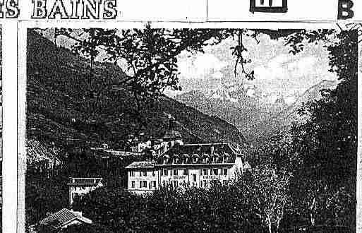 Ville de BRIDESLESBAINS Carte postale ancienne