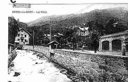 Ville de BRIDESLESBAINS Carte postale ancienne