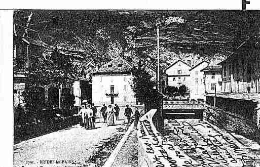 Ville de BRIDESLESBAINS Carte postale ancienne
