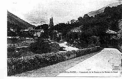 Ville de BRIDESLESBAINS Carte postale ancienne