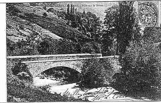 Ville de BRIDESLESBAINS Carte postale ancienne