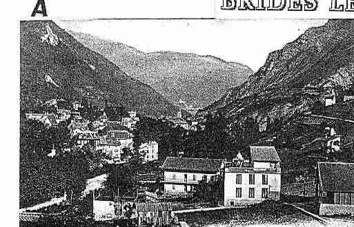 Ville de BRIDESLESBAINS Carte postale ancienne
