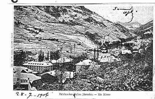 Ville de BRIDESLESBAINS Carte postale ancienne