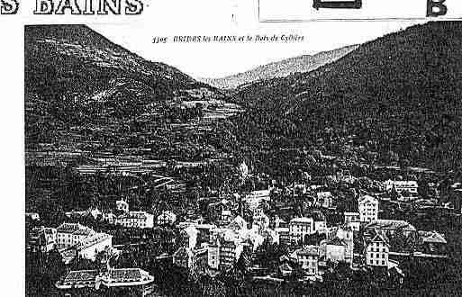 Ville de BRIDESLESBAINS Carte postale ancienne