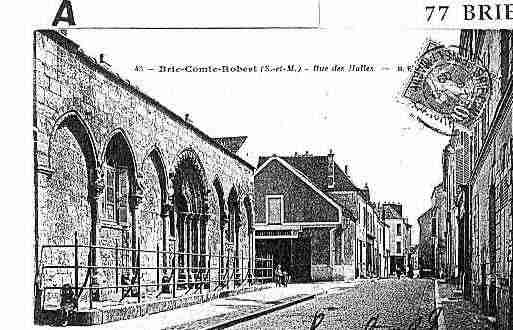 Ville de BRIECOMTEROBERT Carte postale ancienne