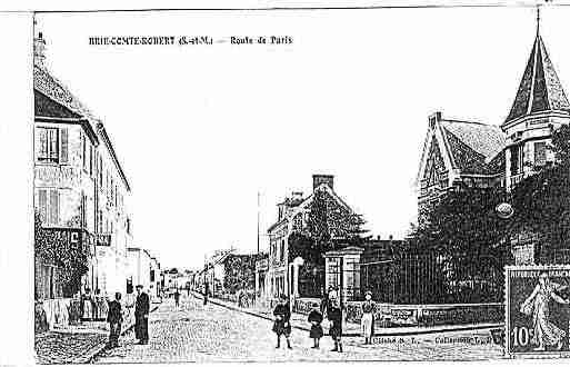 Ville de BRIECOMTEROBERT Carte postale ancienne