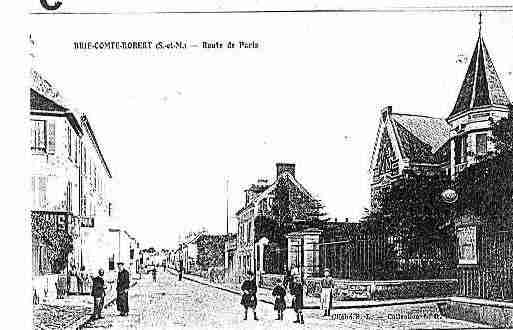 Ville de BRIECOMTEROBERT Carte postale ancienne