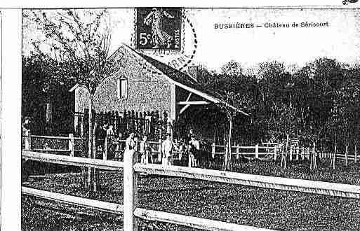 Ville de BUSSIERES Carte postale ancienne