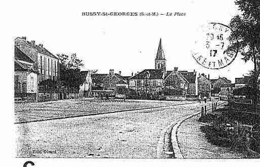 Ville de BUSSYSAINTGEORGES Carte postale ancienne