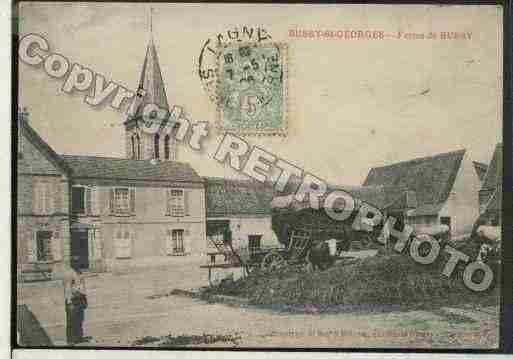 Ville de BUSSYSAINTGEORGES Carte postale ancienne