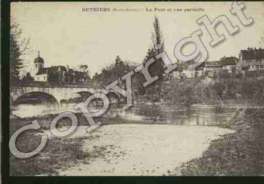 Ville de BUTHIERS Carte postale ancienne