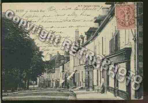 Ville de BUXY Carte postale ancienne