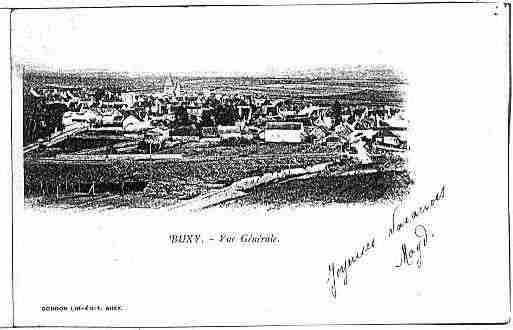 Ville de BUXY Carte postale ancienne