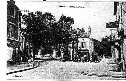 Ville de CHAGNY Carte postale ancienne