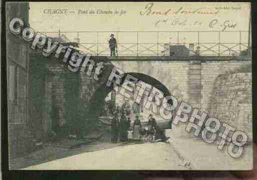 Ville de CHAGNY Carte postale ancienne