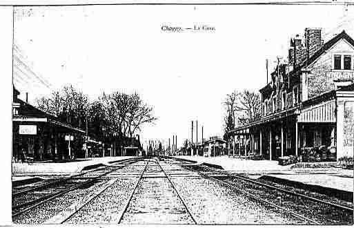 Ville de CHAGNY Carte postale ancienne