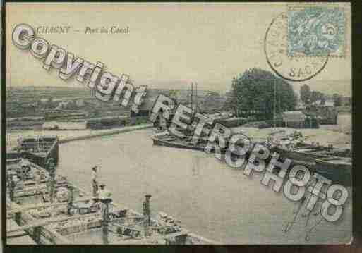 Ville de CHAGNY Carte postale ancienne