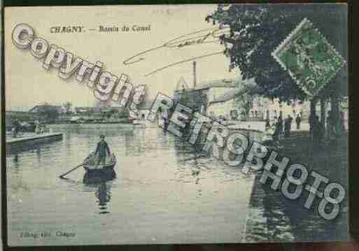 Ville de CHAGNY Carte postale ancienne