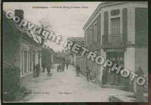 Ville de CHAHAIGNES Carte postale ancienne