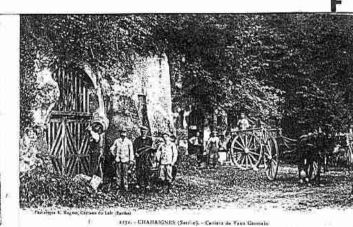 Ville de CHAHAIGNES Carte postale ancienne