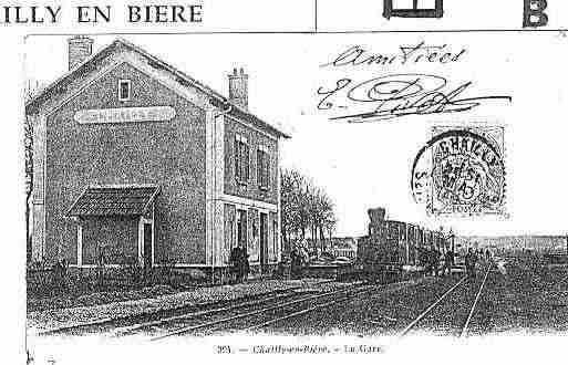 Ville de CHAILLYENBIERE Carte postale ancienne