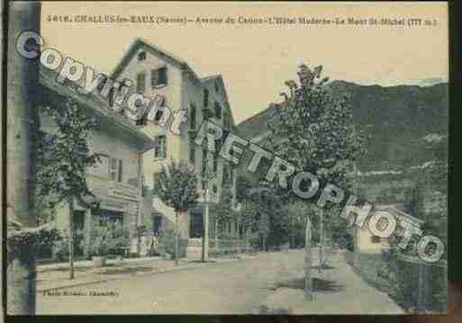 Ville de CHALLESLESEAUX Carte postale ancienne