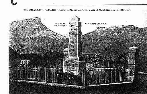 Ville de CHALLESLESEAUX Carte postale ancienne