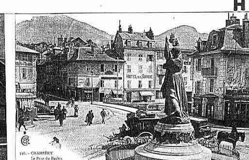 Ville de CHAMBERY Carte postale ancienne