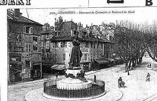 Ville de CHAMBERY Carte postale ancienne