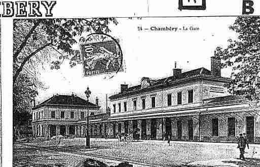 Ville de CHAMBERY Carte postale ancienne