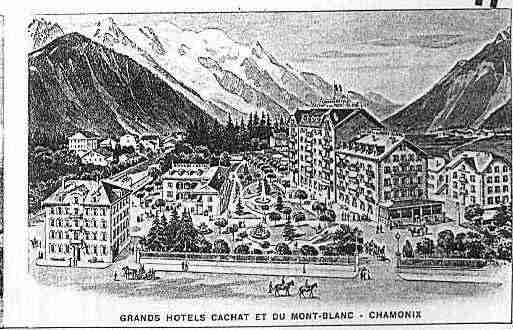 Ville de CHAMONIXMONTBLANC Carte postale ancienne