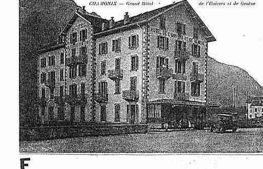 Ville de CHAMONIXMONTBLANC Carte postale ancienne