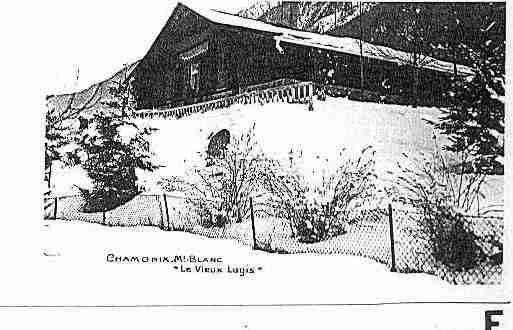 Ville de CHAMONIXMONTBLANC Carte postale ancienne