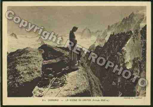 Ville de CHAMONIXMONTBLANC Carte postale ancienne