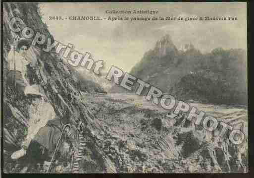 Ville de CHAMONIXMONTBLANC Carte postale ancienne