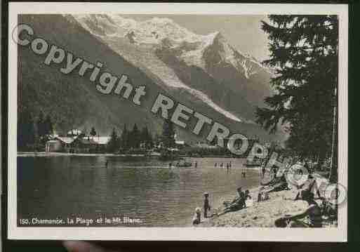 Ville de CHAMONIXMONTBLANC Carte postale ancienne