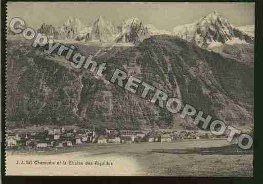 Ville de CHAMONIXMONTBLANC Carte postale ancienne