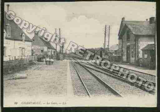 Ville de CHAMPAGNE Carte postale ancienne