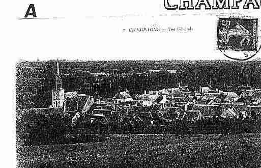 Ville de CHAMPAGNE Carte postale ancienne
