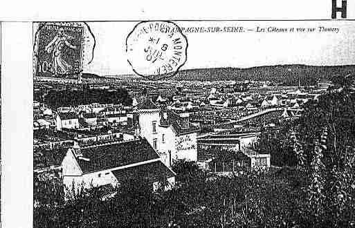 Ville de CHAMPAGNESURSEINE Carte postale ancienne