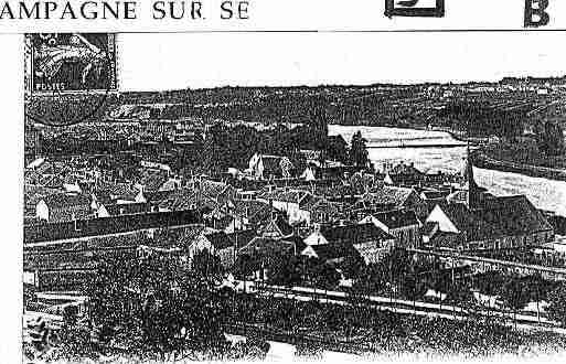 Ville de CHAMPAGNESURSEINE Carte postale ancienne