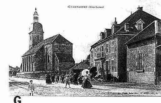 Ville de CHAMPAGNEY Carte postale ancienne Ville de CHAMPAGNEY Carte postale ancienne