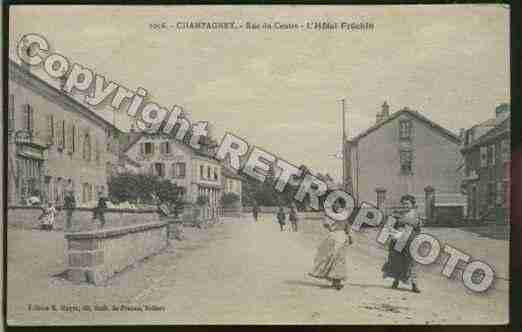 Ville de CHAMPAGNEY Carte postale ancienne