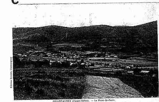 Ville de CHAMPAGNEY Carte postale ancienne